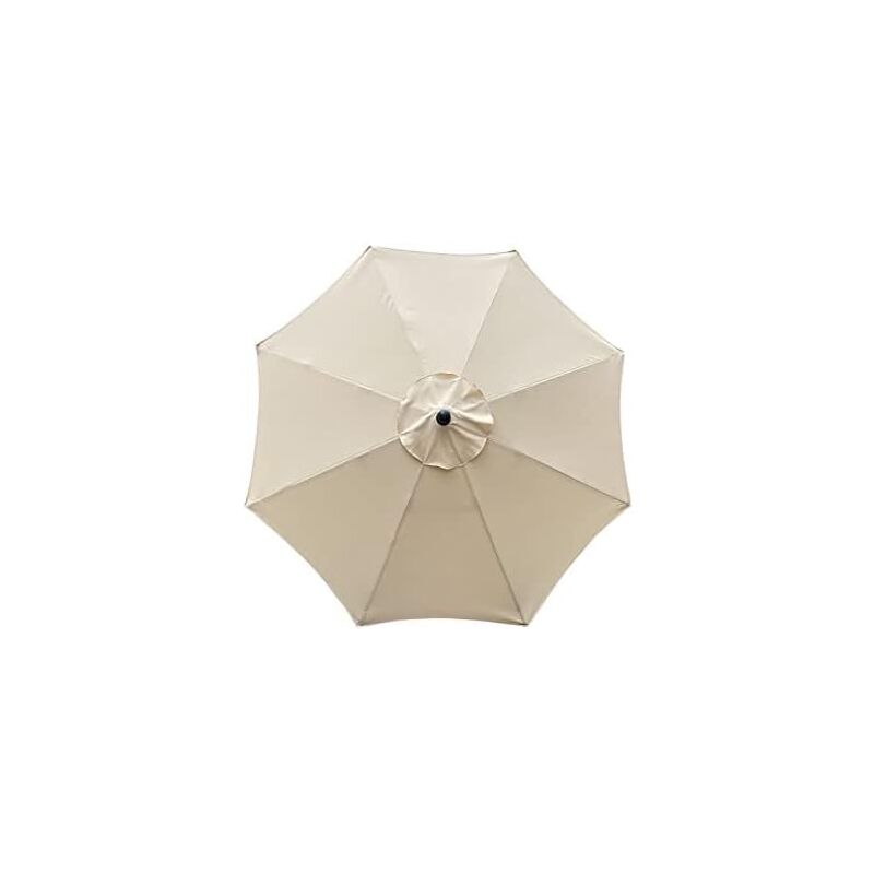 foto del prodotto fortuneville telo di ricambio per ombrellone, 8 stecche, 3 mt, impermeabile, anti uv, tessuto di ricambio, beige