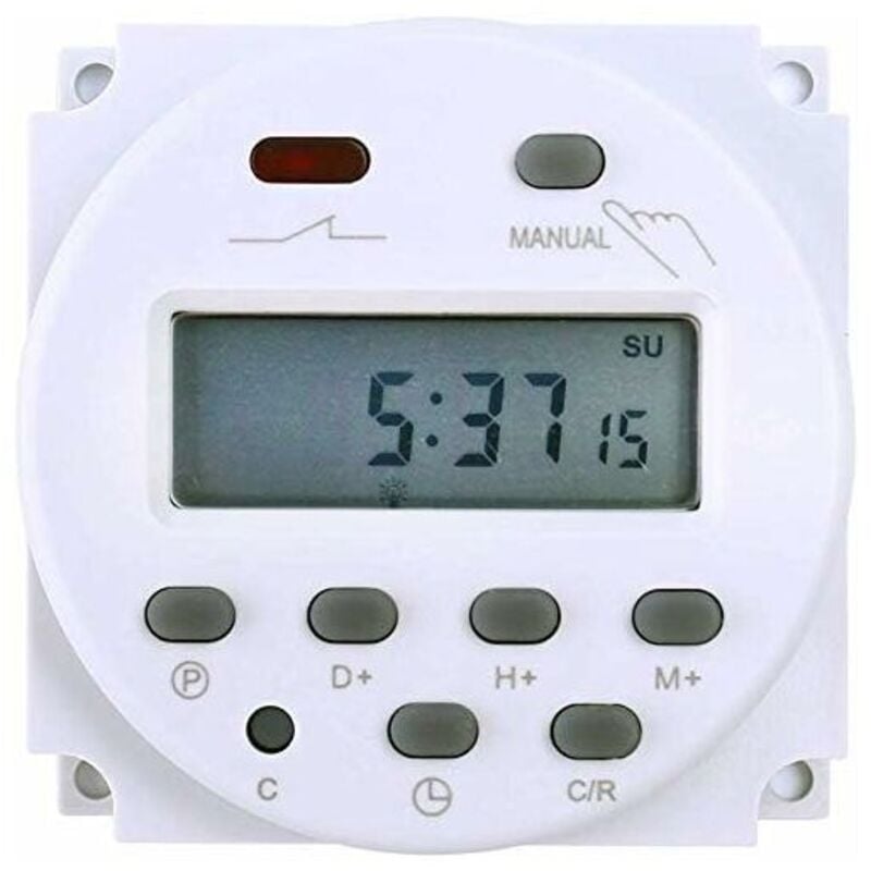 foto del prodotto fortuneville temporizzatore elettronico 110v schermo lcd programmabile mns