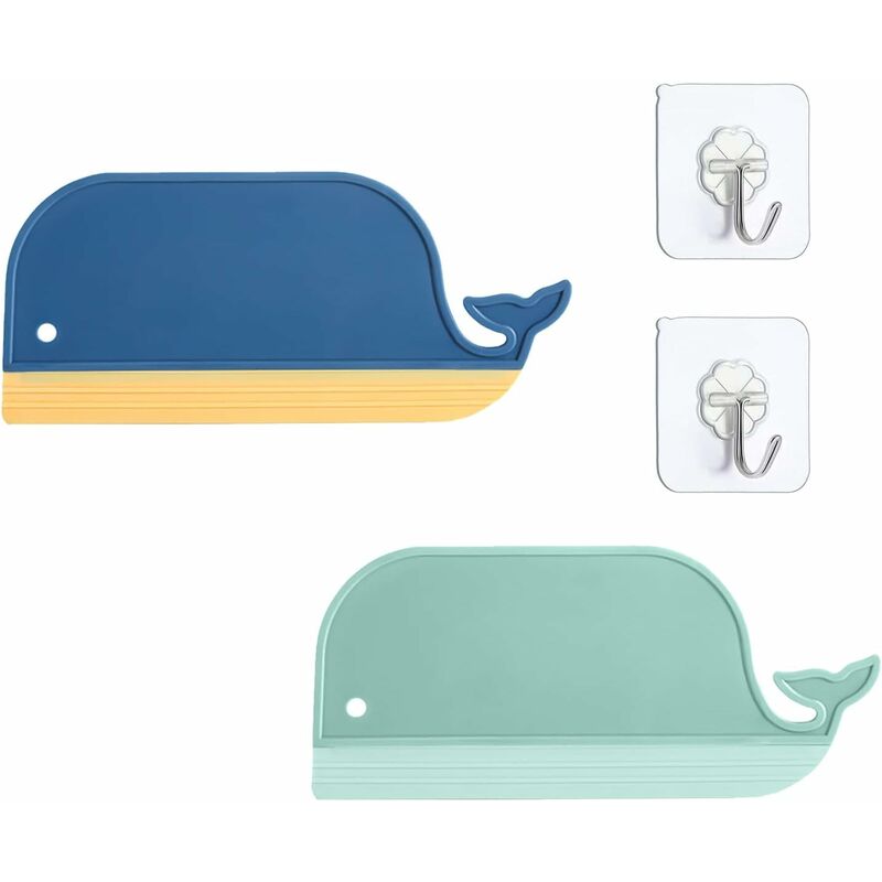 foto del prodotto fortuneville tergivetro per doccia multiuso, tergipavimento per bagno tergivetro per finestre in silicone creativo con gancio per tergicristallo