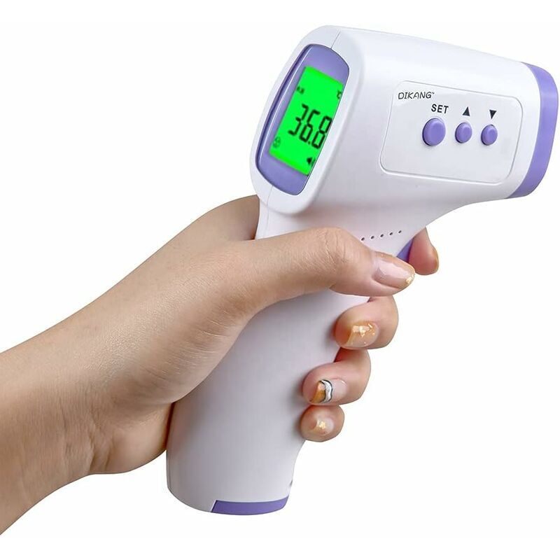 foto del prodotto fortuneville termometro frontale medico a infrarossi termometro senza contatto per adulti bambini neonati, modalit display lcd con indicatori