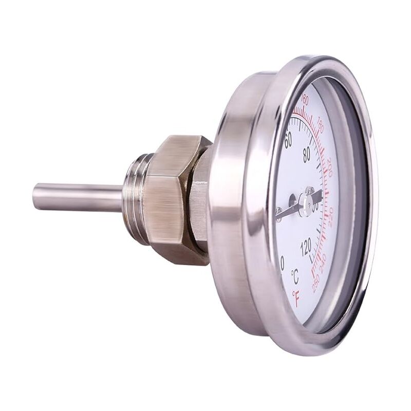 foto del prodotto fortuneville termometro per barbecue, termometro per fumo da barbecue in acciaio inossidabile 0 0 120, monitor per tester del termometro con dado