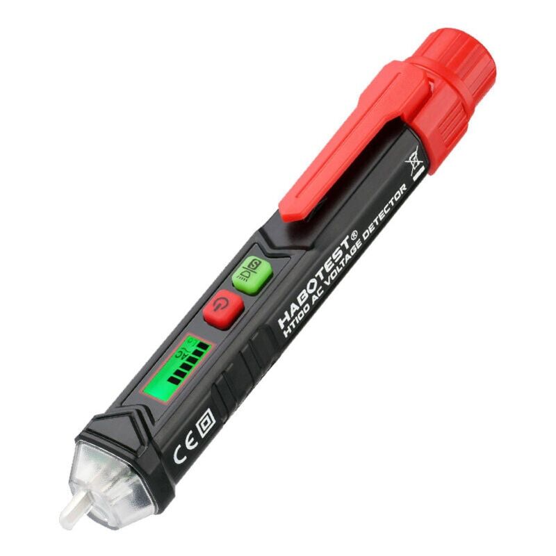 foto del prodotto fortuneville tester di tensione senza contatto localizzatore di fili rotti tester di corrente localizzatore di fili 12 1000v 48v 1000v