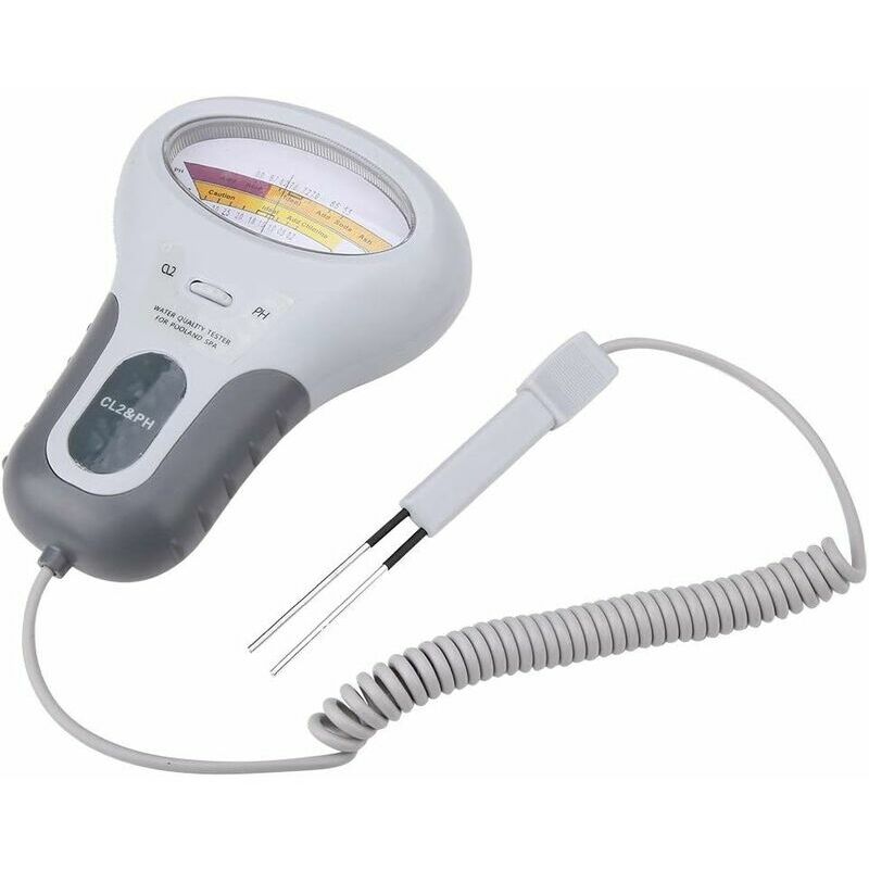 foto del prodotto fortuneville tester lcd multifunzione, analizzatore di qualit dell acqua termale con tester ph digitale a sonda