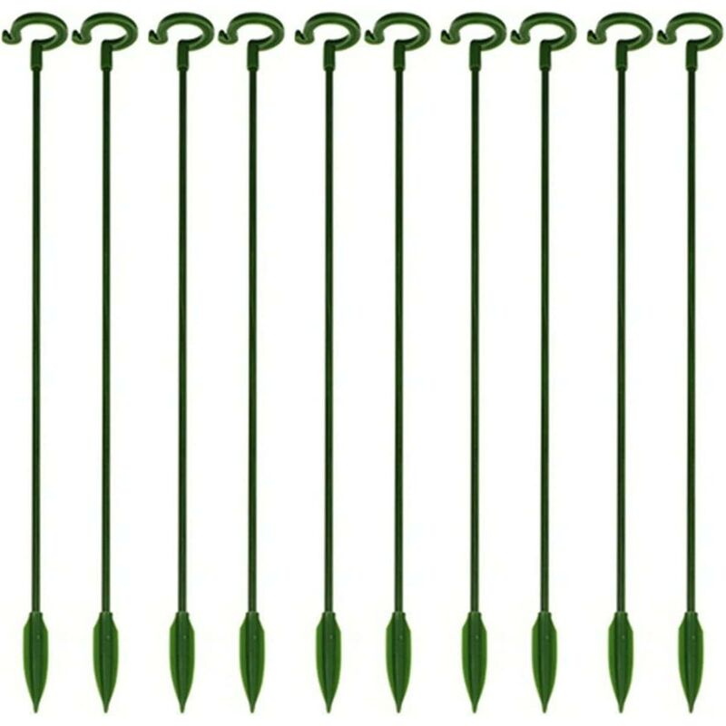 foto del prodotto fortuneville th piante supporto palo in vaso fiore supporto asta staffa in fibra di vetro giardino stelo singolo anello di supporto per pianta