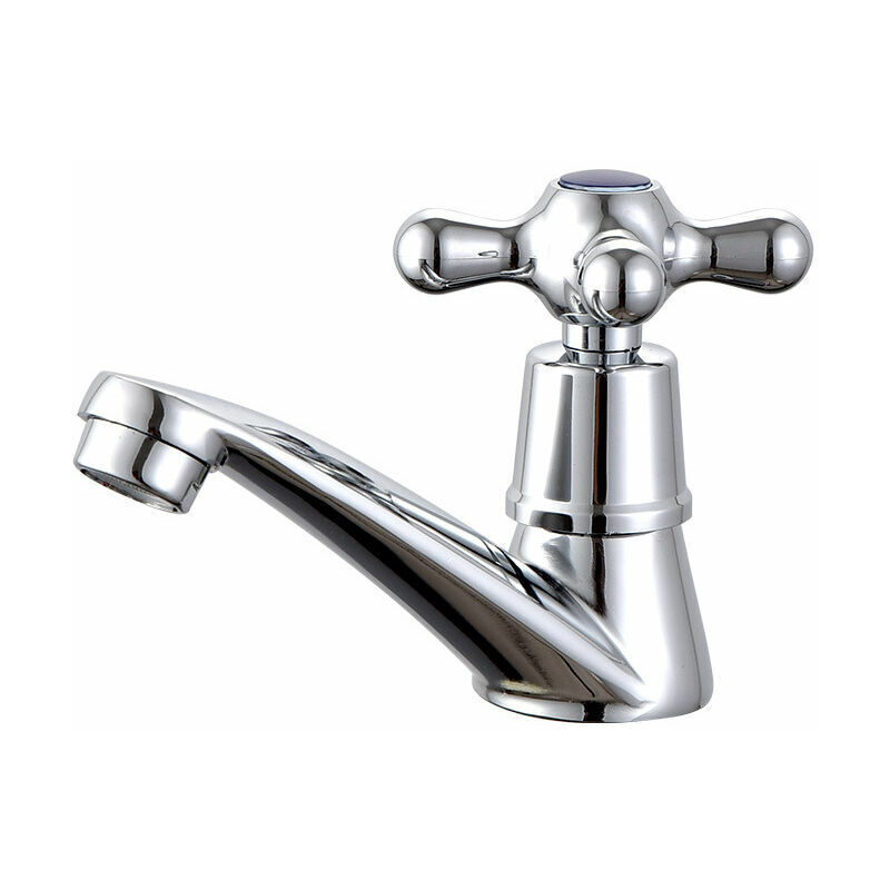 foto del prodotto fortuneville - trio rubinetto singolo per acqua fredda, rubinetto singolo per acqua fredda cromato per lavabo, per lavello della cucina del bagno di casa, con filtro