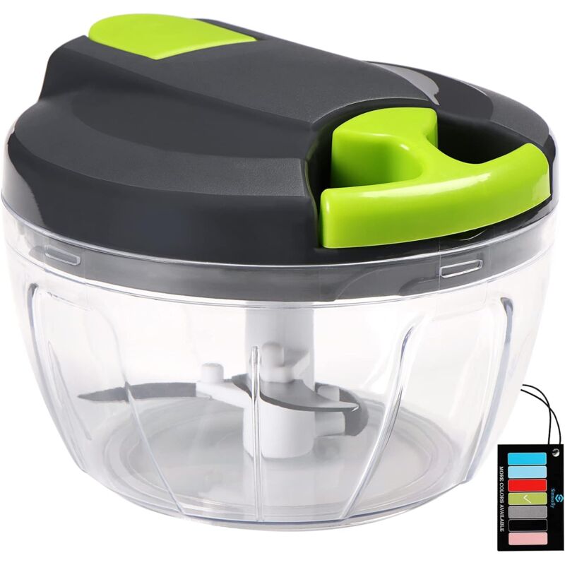 foto del prodotto fortuneville trita cipolle manuale, trita cipolle con cavo da cucina ciclomotore tritatutto multifunzionale, trita verdure, tritatutto multiuso