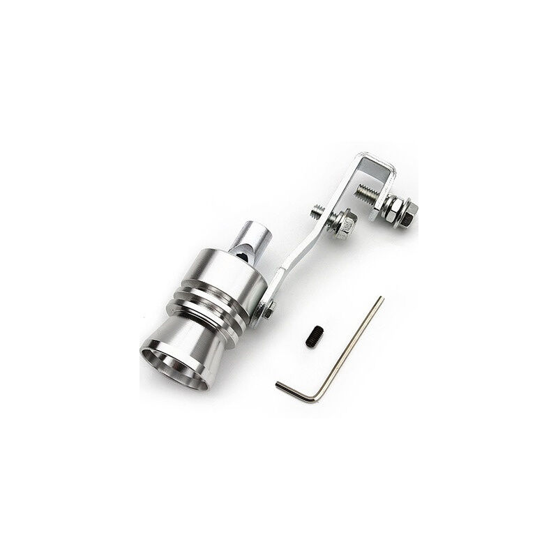 foto del prodotto fortuneville - tubo di scarico per auto valvola di sfiato simulatore turbo sound whistle (xl)