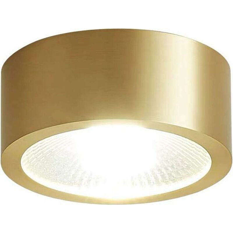 foto del prodotto fortuneville tutto in bronzo faretto da incasso a soffitto a led plafoniera a soffitto rotonda luci d ingresso corridoio 3w 5w 7w 9w apparecchi di