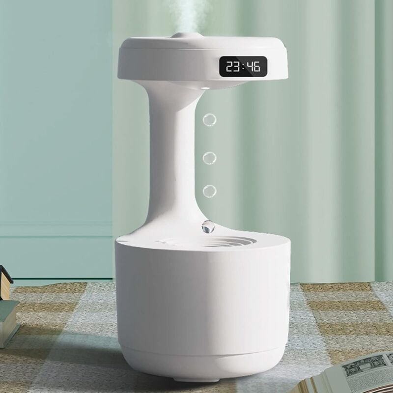 foto del prodotto fortuneville umidificatore ad ultrasuoni, umidificatore a goccia d acqua antigravit , umidificatore a nebbia fredda, umidificatore da tavolo