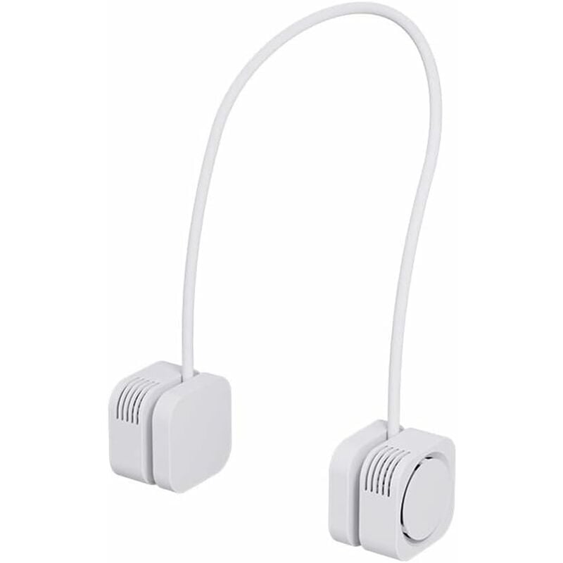 foto del prodotto fortuneville ventilatore da collo, ventilatore da collo personale, ventilatore da collo con lama di ricarica usb pieghevole portatile bianco 