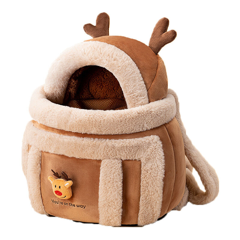 foto del prodotto fortuneville zaino per animali domestici borsa invernale per cani calda borsa da viaggio portatile borsa a tracolla doppia per gatti