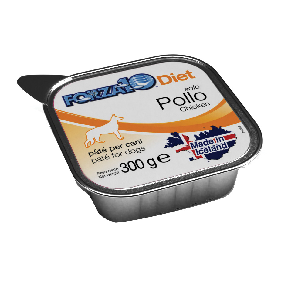 foto del prodotto forza 10 diet cane solo pollo 300 gr