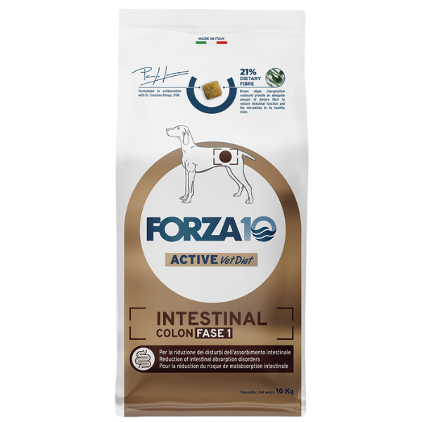 foto del prodotto forza10 active cane intestinal colon fase 1 10 kg 1 ordine scegli lo sconto bzr5 bzr20 200 punti fedelt 