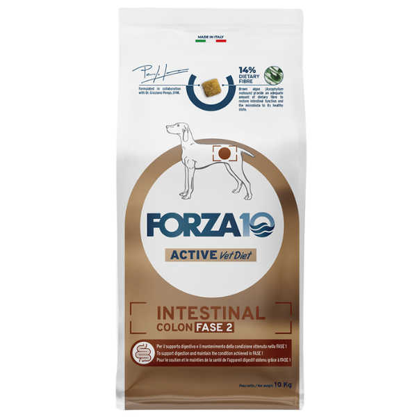 foto del prodotto forza10 active cane intestinal colon fase 2 10 kg 1 ordine scegli lo sconto bzr5 bzr20 200 punti fedelt 