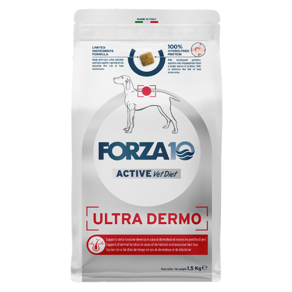 foto del prodotto forza10 active cane ultra dermo proteine idrolizzate 10 kg 1 ordine scegli lo sconto bzr5 bzr20 200 punti fedelt 