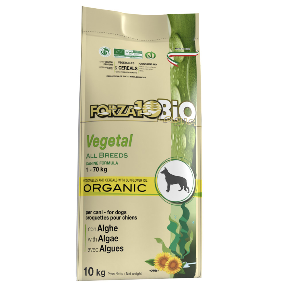 foto del prodotto forza10 bio all breeds vegetal con alghe crocchette cane - 10 kg