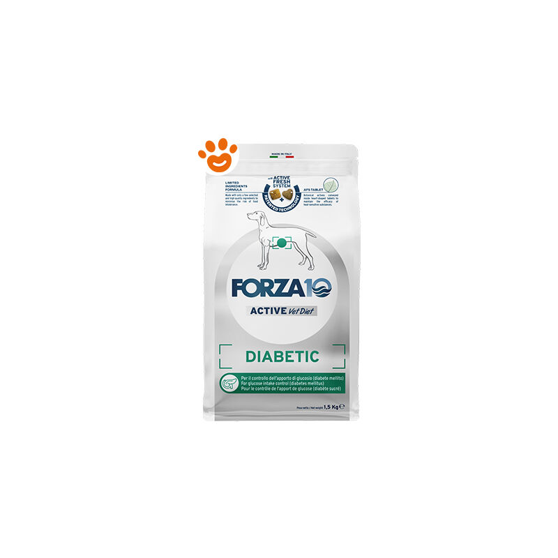 foto del prodotto forza10 dog active vetdiet diabetic dog active vetdiet diabetic sacco da 1,5 kg