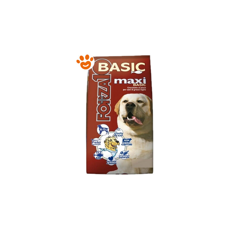 foto del prodotto forza10 dog basic maxi al pesce dog basic maxi al pesce sacco da 14 kg