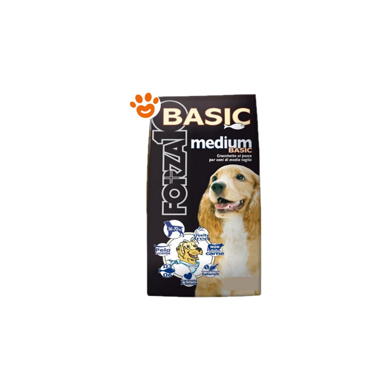 foto del prodotto forza10 dog basic medium dog basic medium sacco da 14 kg