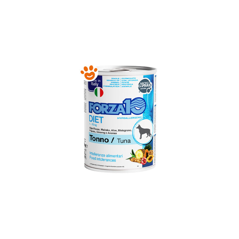 foto del prodotto forza10 dog diet tonno forza10 dog diet tonno lattina da 400 gr
