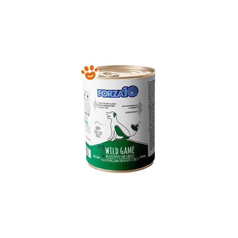 foto del prodotto forza10 dog maintenance adult selvaggina con patate e carote dog maintenance adult selvaggina con patate e carote lattina da 400 gr