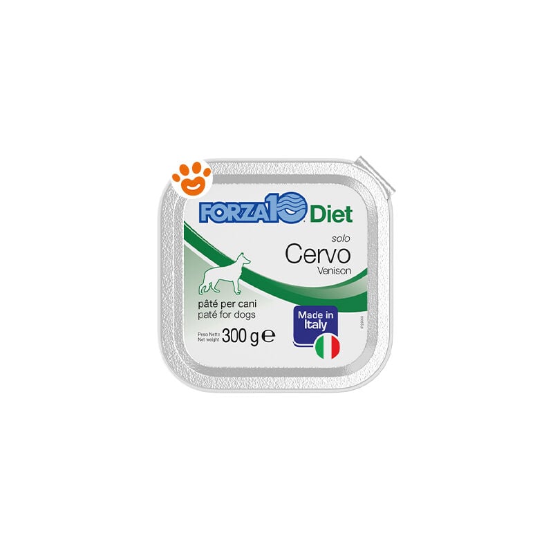 foto del prodotto forza10 dog solo diet cervo forza10 dog solo diet cervo vaschetta da 300 gr