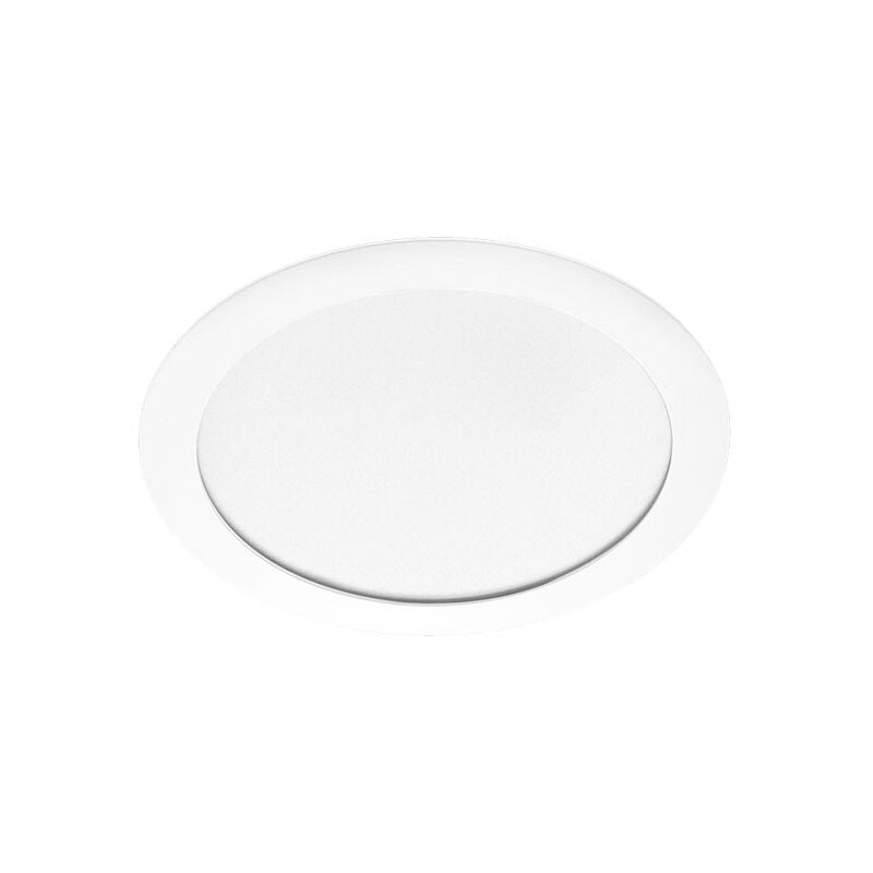 foto del prodotto fosnova slim lex 1.0 faretto led tondo da incasso e da plafone 12w luce naturale 4000k colore bianco 2215951200