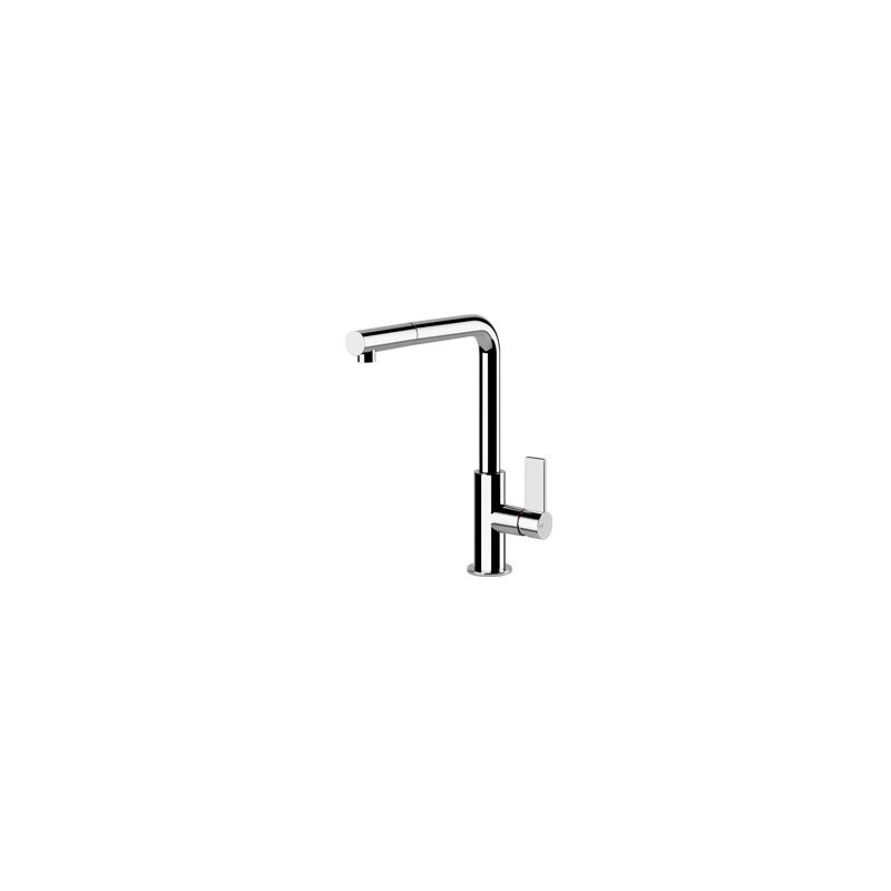 foto del prodotto foster omega plus. colore del prodotto cromo, controllo del flusso d acqua leva sanitaria, numero di rubinetti leve singolo 8497020