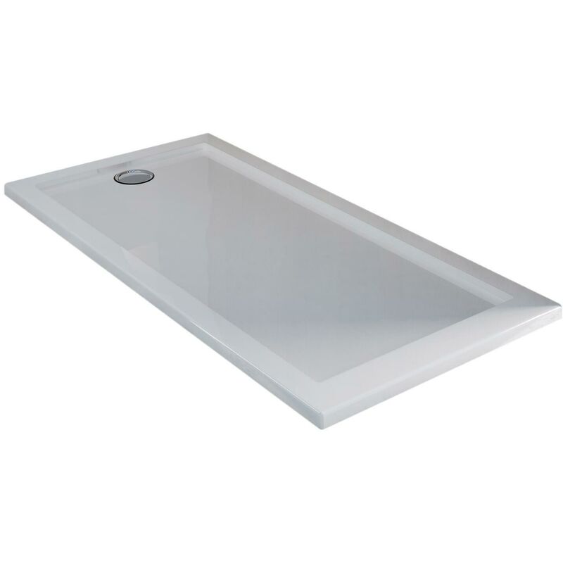 foto del prodotto fosterberg piatto doccia 70x140 cm in acrilico floret bianco lucido