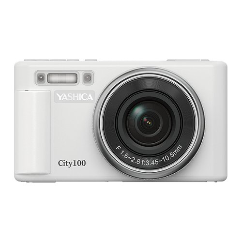 foto del prodotto fotocamera compatta yashica yas dgc100 wh city 100 white