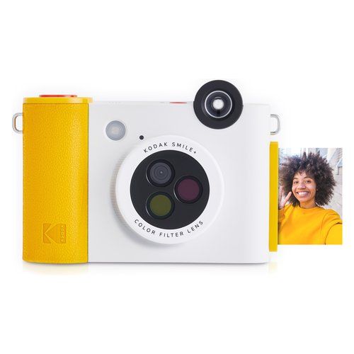 foto del prodotto fotocamera istantanea kodak instant smile white