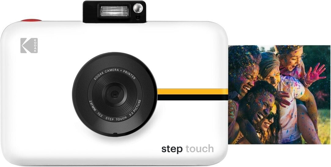 foto del prodotto fotocamera istantanea kodak step touch bianco