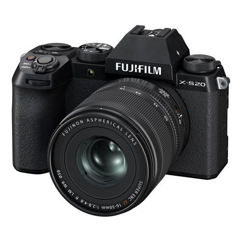 foto del prodotto fotocamera mirrorless fujifilm x s20 kit 16 50mm f2.8 4.8 r lm wr blac