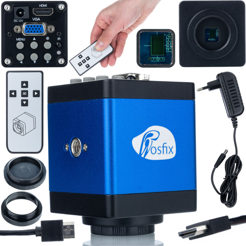 foto del prodotto fotocamera per microscopio draco blue pro kmdbp hdmi vga 2mp