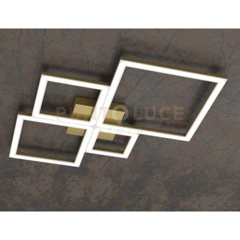 foto del prodotto four squares applique plafoniera 55 cm. oro brunito verniciato 1162 55 ob