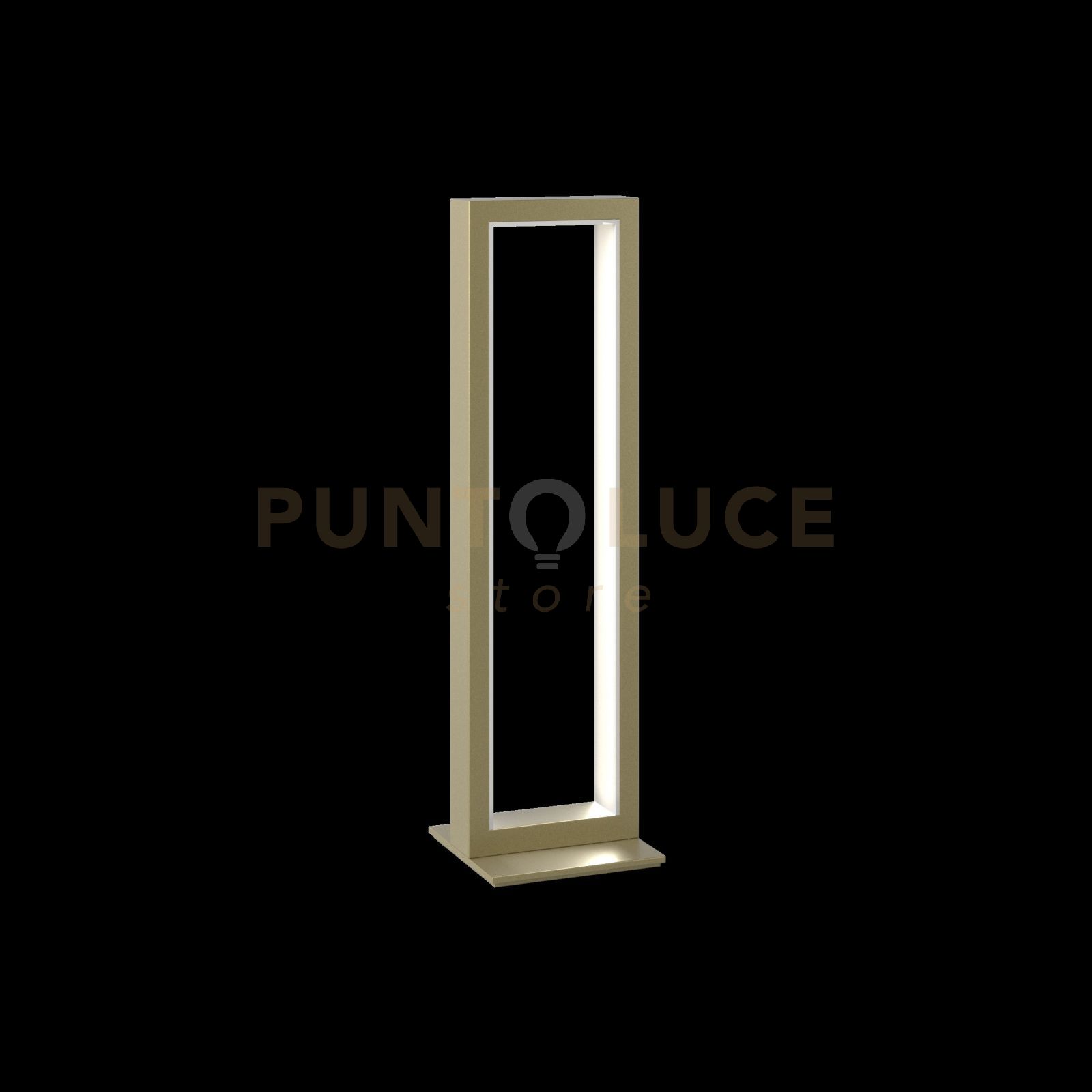 foto del prodotto four squares lumetto oro brunito verniciato 1162 p ob