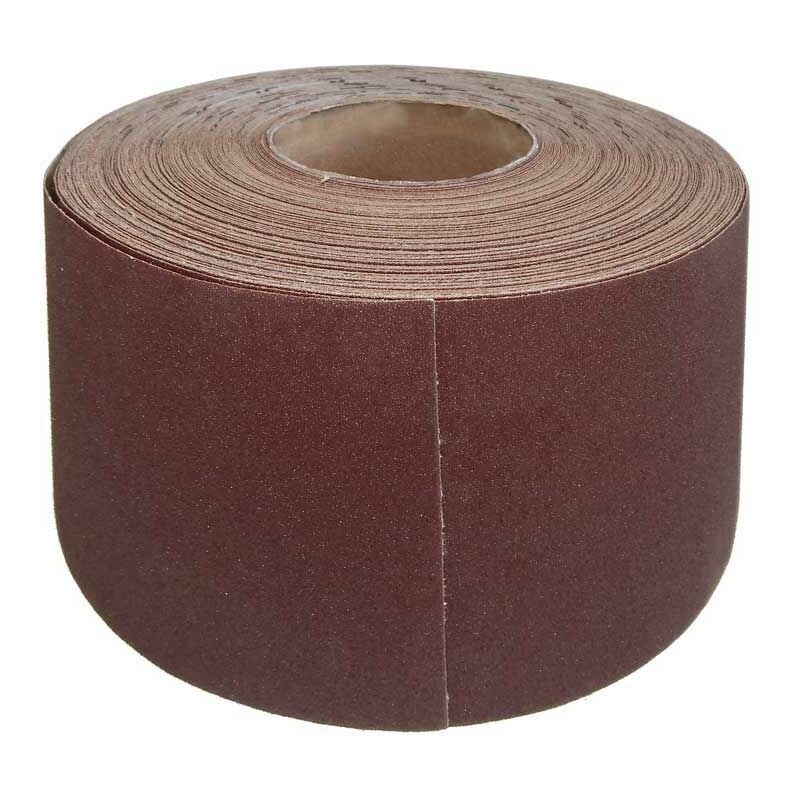foto del prodotto fox carta abrasiva in rotolo, 115 mm x 50 m, p. levigatrici manuali, corindone normale 1 pz. g120 miotools