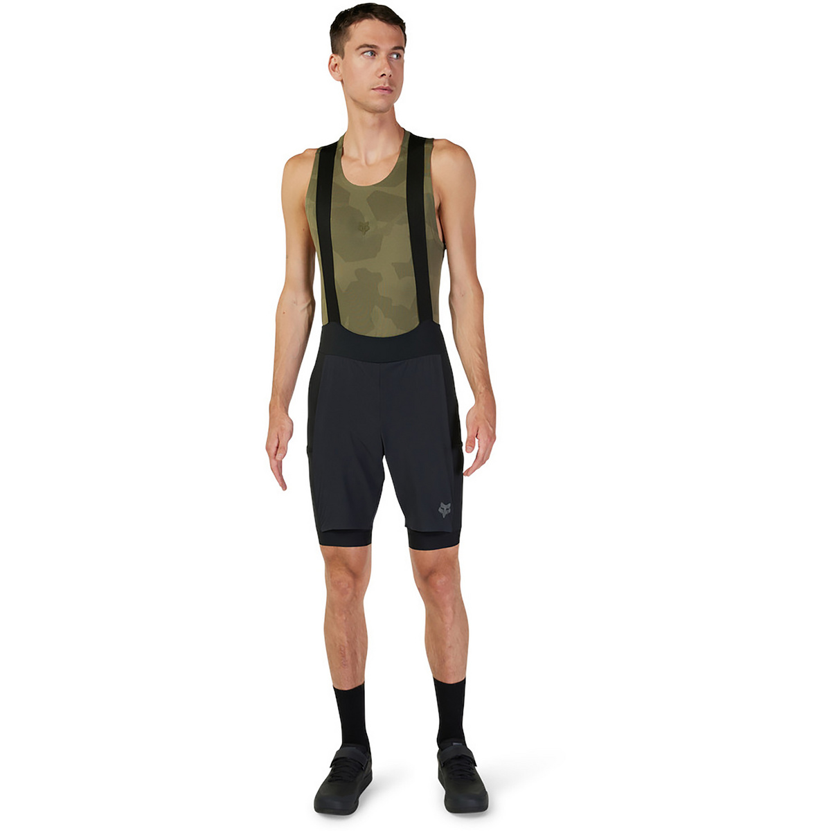 foto del prodotto fox uomo pantaloni bici corti flexair ascent cargo