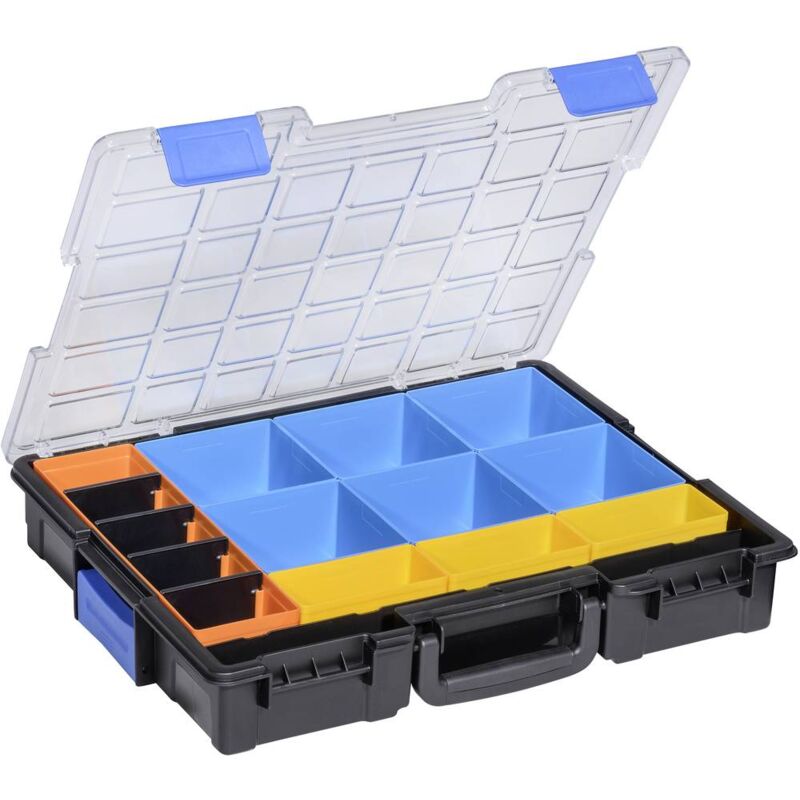 foto del prodotto fp allit europlus pro k44 15 valigetta per minuteria l x a x p 440 x 76 x 355 mm scomparti 15 contenuto 1 pz.