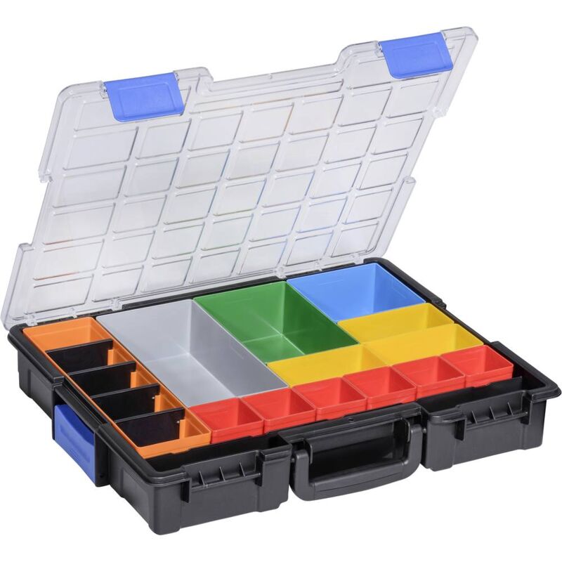 foto del prodotto fp allit europlus pro k44 18 valigetta per minuteria l x a x p 440 x 76 x 355 mm scomparti 18 contenuto 1 pz.