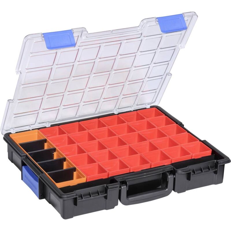 foto del prodotto fp allit europlus pro k44 36 valigetta per minuteria l x a x p 440 x 76 x 355 mm scomparti 36 contenuto 1 pz.