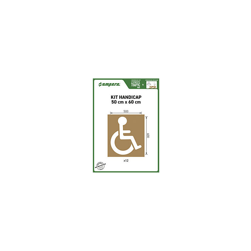 foto del prodotto fp ampere set di dime per segnaletica simbolo parcheggio