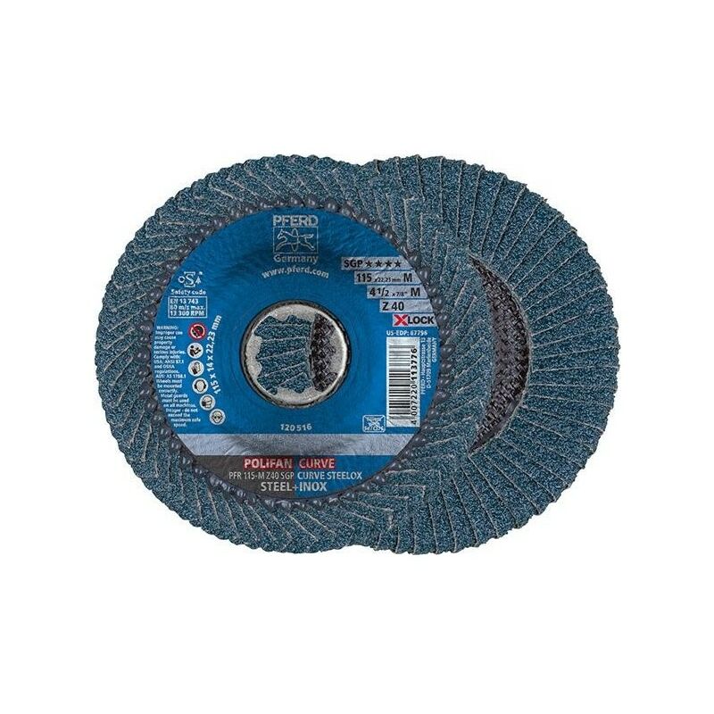 foto del prodotto fp disk foglie x lock sgp curva media 125 millimetri k40 pferd