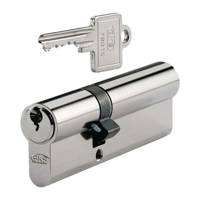 foto del prodotto fp doppio cilindro profilato pz 8812 70 75mm nug entrambi numero di chiavi 3 chiavi diverse bks