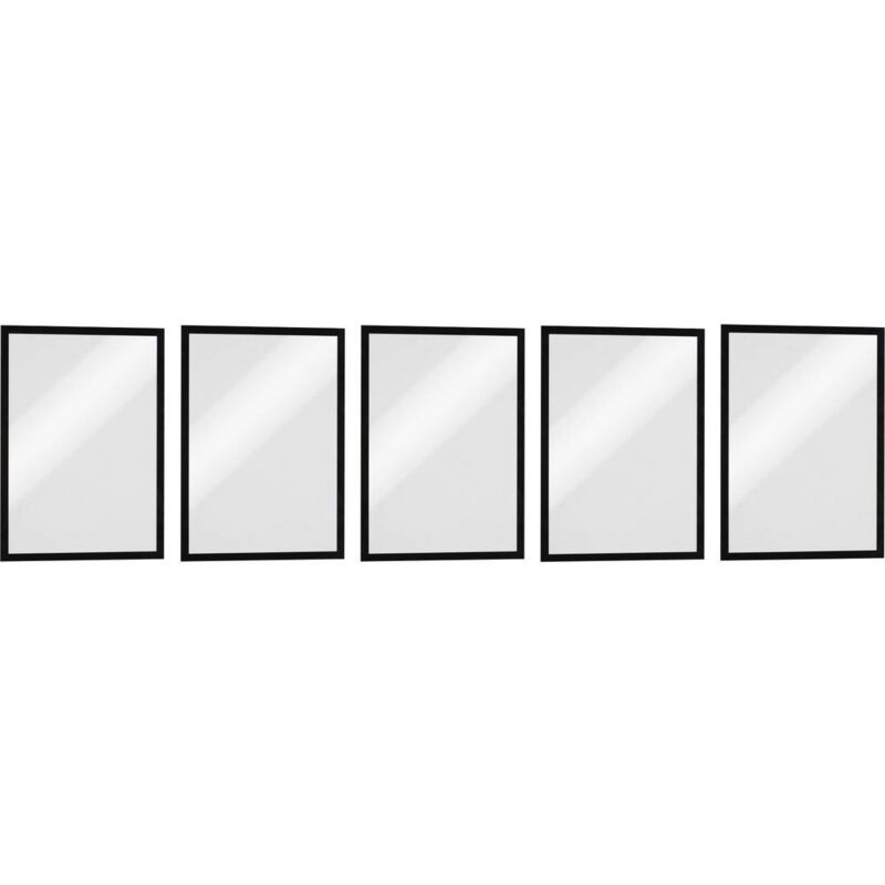 foto del prodotto fp durable 486901 duraframe magnetic a4 4869 cornice magnetica din a4 nero l x a 238 mm x 324 mm 5 pz.