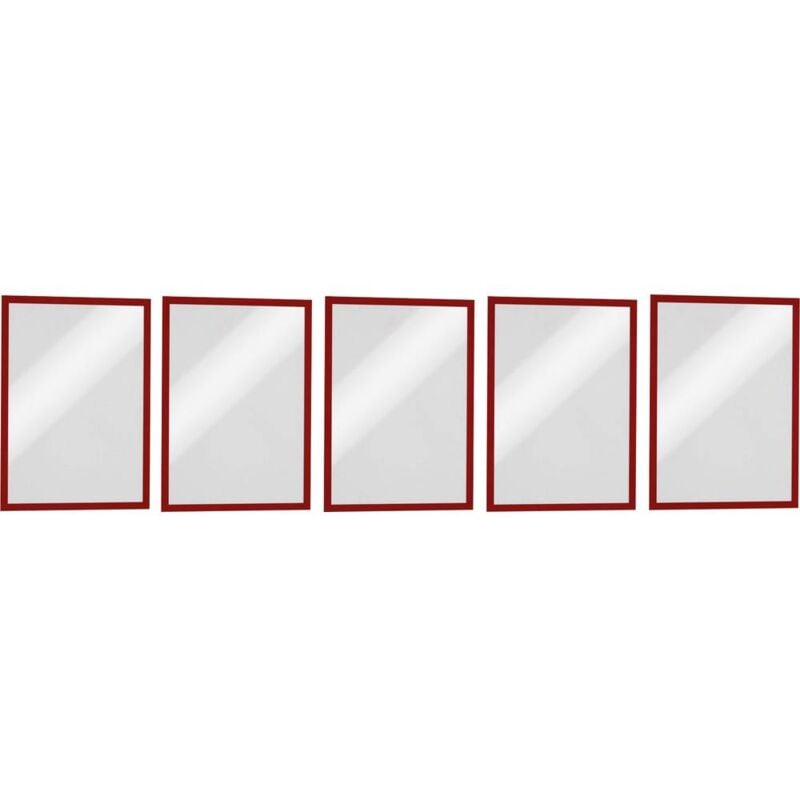 foto del prodotto fp durable 486903 duraframe magnetic a4 4869 cornice magnetica din a4 rosso l x a 238 mm x 324 mm 5 pz.