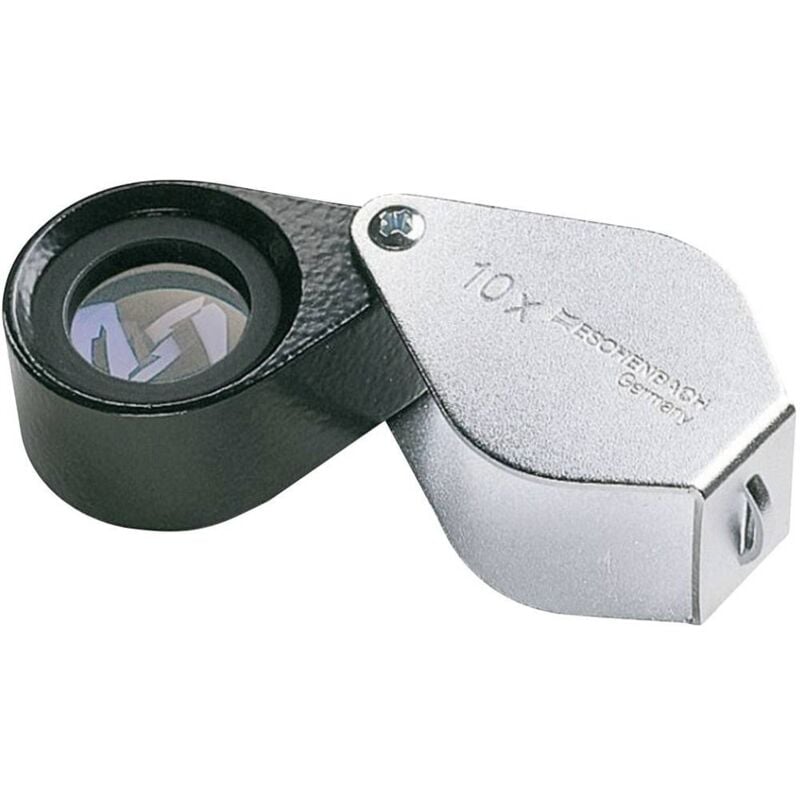 foto del prodotto fp eschenbach 118420 lente d ingrandimento pieghevole ingrandimenti 20 x lente 17 mm