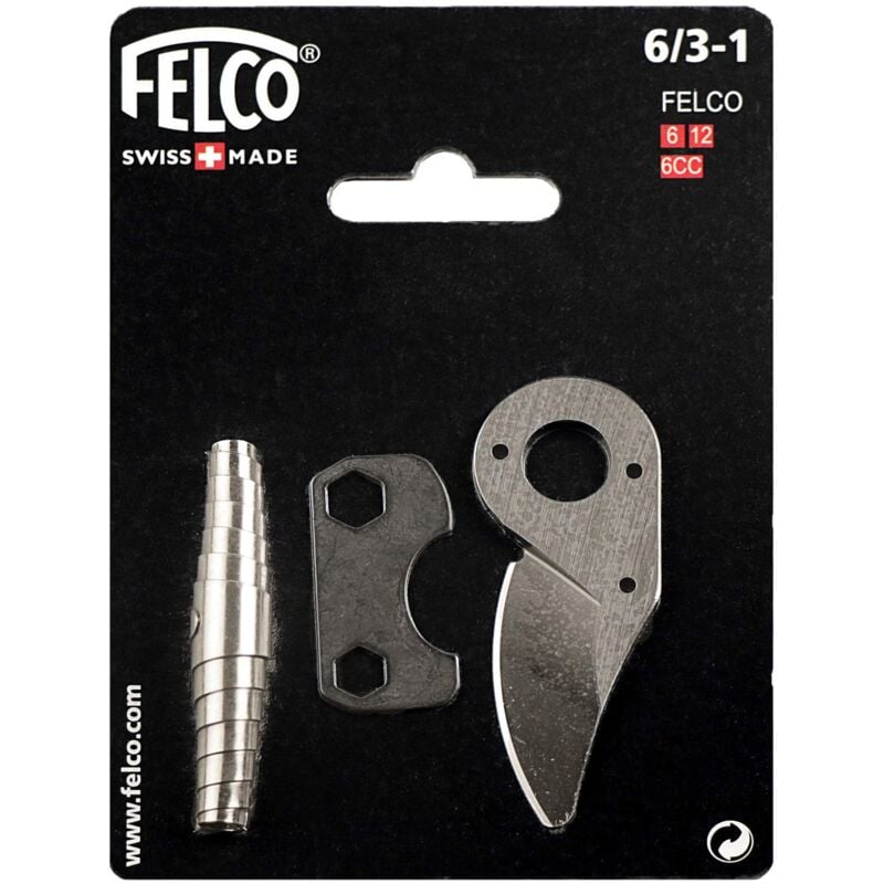 foto del prodotto fp felco 6 3 1 set di ricambi con lama strumento molla, argento accessori per forbici da giardino felco 6 12, 35 x 15 x 5 cm 