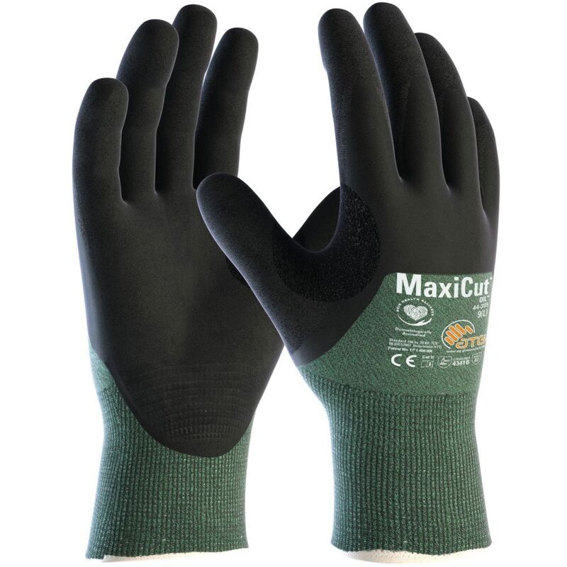 foto del prodotto fp guanti da lavoro atg maxicut oil 44 305 8 m verde
