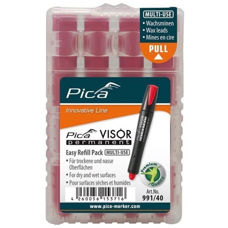 foto del prodotto fp - il mio set per pennarello indelebile visor visor industriale rosso pica